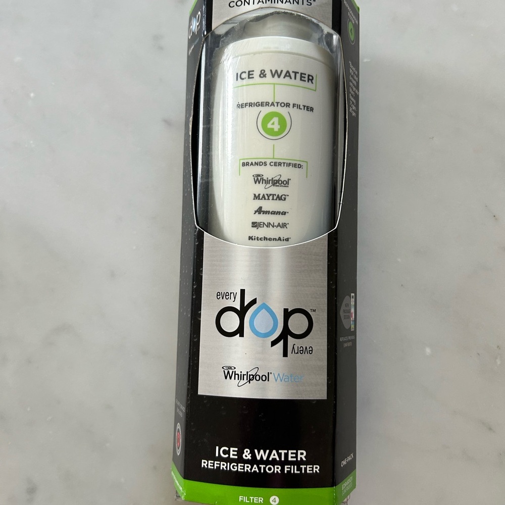 Whirlpool EveryDrop Refrigerator Water Filter - White